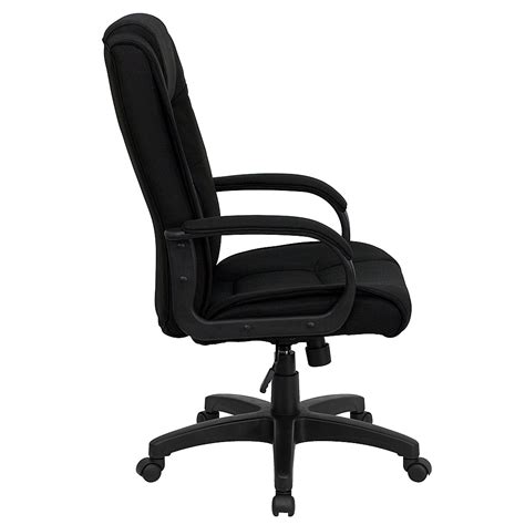 black fabric office chair|More.